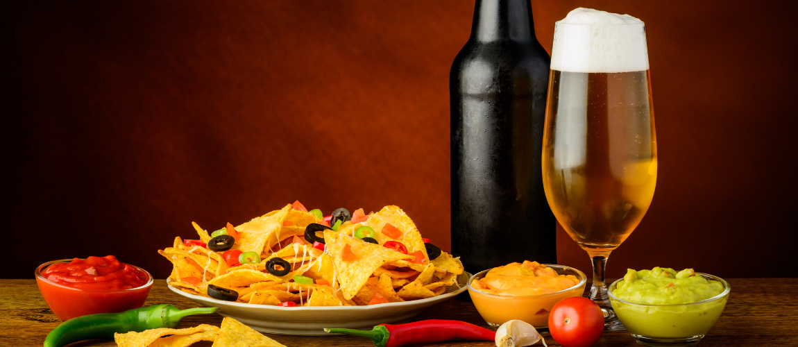 Comidas mexicanas típicas ficam ótimas com cerveja